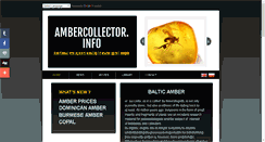 Desktop Screenshot of ambercollector.info
